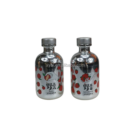 Unique Design Mini 100ml 125ml 150ml 200ml Gin Rum Liquor Glass Bottle With Cap