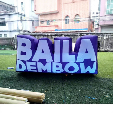 Custom Giant Inflatable 3d Sign Letters Advertising Led Lighting Inflatable Billboard Letter Model for Event Promotion