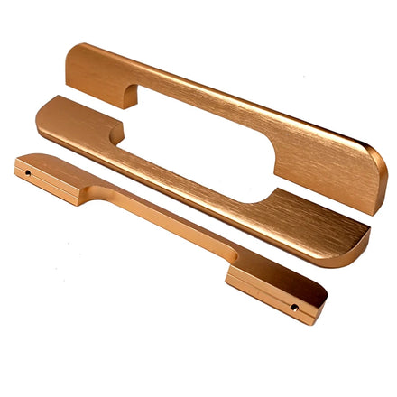 Aluminum Alloy Pulls Furniture Hardware Kitchen Cabinet Cupboard Dresser Wardrobe Drawer Door Gold Black Modern Pull Handles