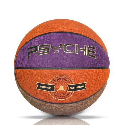 Size 7 Indoor Basketball Custom Logo Suede Cow Leather with Sponge Carcass
