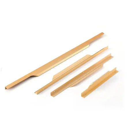 Fancy Kitchen Stainless Steel Furniture Cabinet Drawer Concealed Finger Edge Pulls C Shape Handle