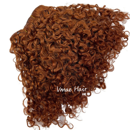 VMAE Unprocessed 100% Brazilian Virgin Hair #33 Afro Kinky Curly a Clip Ins Human Hair Extensions