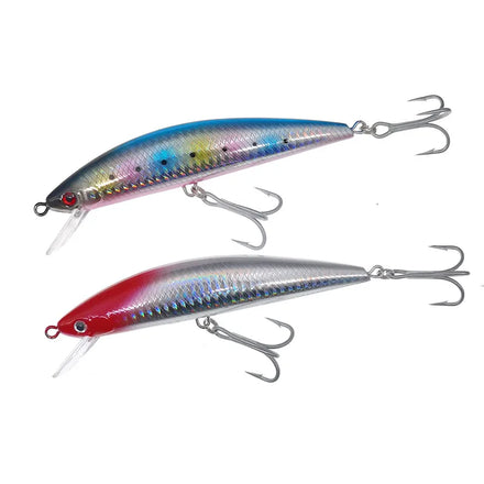 New Design 120mm/41g Sea Fishing Minow Long Casting Bass Tuna Lure Sinking Minow Lure Bait