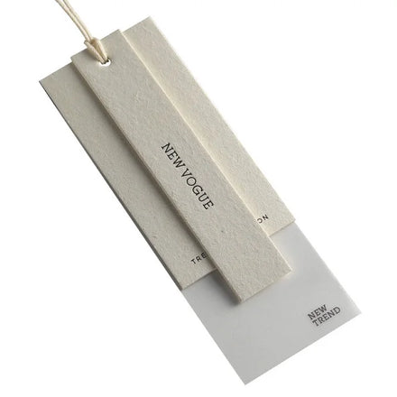 Custom Eco-Friendly Clothing Hang Tags for Garment Bags Shoes-Swing Tags with Custom Color & Logo