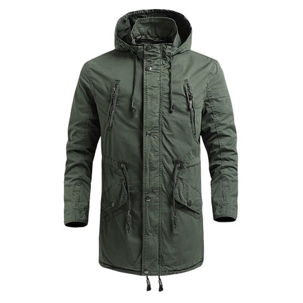 Factory Direct In-Stock Items Hooded Plus Velvet Padded Men's Cotton Jacket