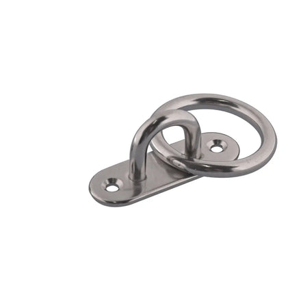 Rigging Hardware Eye Plate Stainless Steel Rope Pull Ring Oval Door Buckle