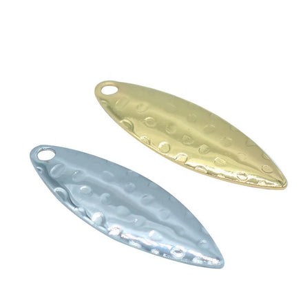 Fishing Lures DIY Blade Gold and Sliver Spinner Baits Accessories Metal Blades for Lure Making