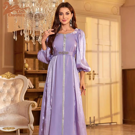 Wholesale Custom 2023 Dubai Latest Designs Ethnic Islamic Clothing Long Simple Kaftan Abaya Women Traditional Muslim Dress