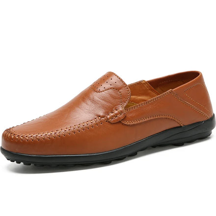 New Style Custom LOGO 4 Season Large Size Men Dress Driving Loafer Shoes