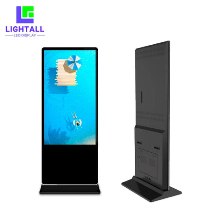 Floor Standing Vertical TV Touch Screen Kiosk 4k 55 Inch Indoor Advertising Player Display Screen HD LCD Digital Signage