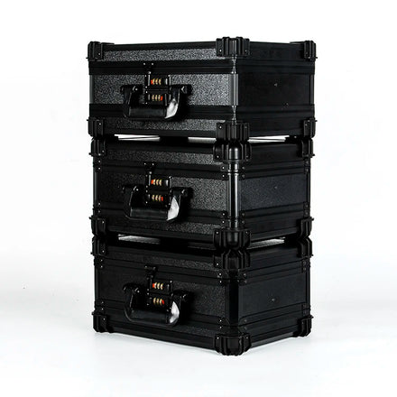 For Portable OEM Durable Aluminum Gun Cases-Shockproof Stackable Storage for Hunting & Multi-Purpose Use