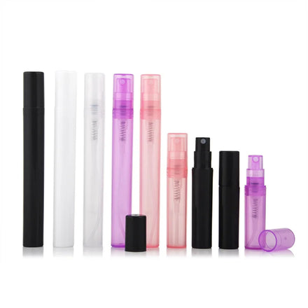 Wholesale 5 ML 8ML 10 ML Frosted Pink Black Purple PP Material Plastic Pen Perfume Spray Bottle