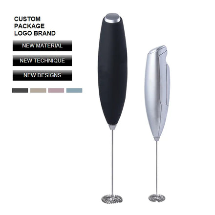 Pailite Stainless Steel 304 Electric Milk Mixer Kitchen Appliance Mini Hand Milk Frother Food Grade Ball Shape Cafe Use