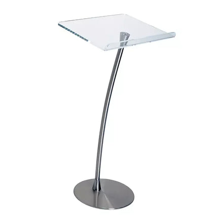 Clear Pulpit Podium Acrylic Church Acrylic Podium Stand Lectern for Restaurants Wedding Office and Classroom Acrylic Lectern