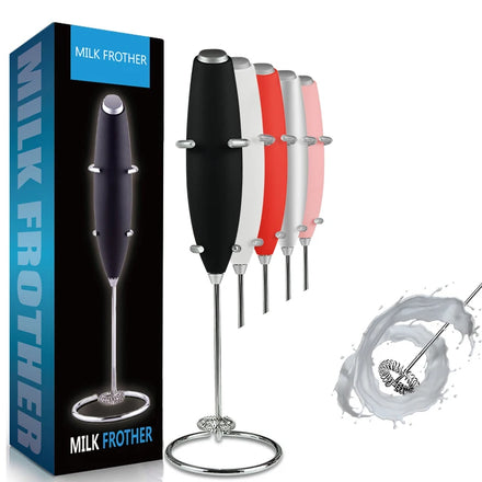 Stainless Steel Handheld Whisk Drink Mixer for Coffee Milk Frother