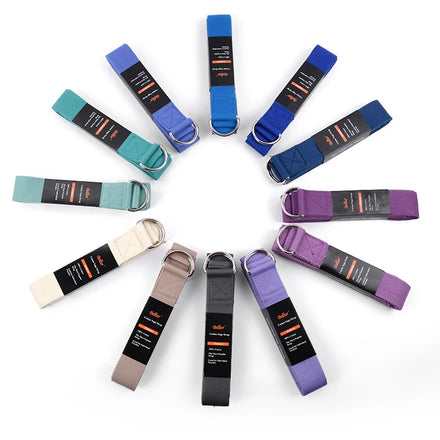 Dropshipping Hot Sale Stretching Yoga Belt Yoga Strap Belt Yoga Fitness Pilates Belt