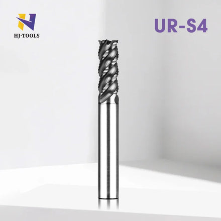 4 Flutes Square End Mill Carbide Milling Cutter OEM/ODM 45 Helix Angle AlCrSiN Coated Sharp Edge for Roughing Good Chip Breaking