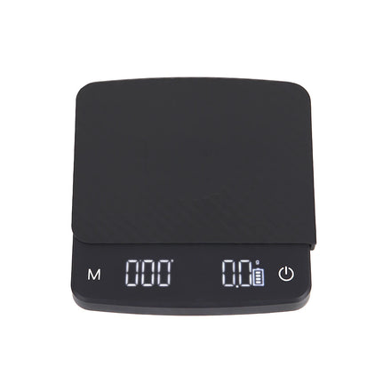 Rechargeable Digital Anti-Slip Timer Coffee Weighing Device OEM ODM Tare Function for Drip Coffee Battery Weight Measuring