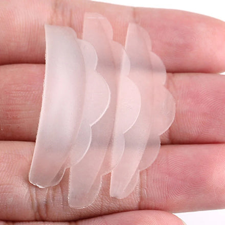 Different Sizes 5 Paris Transparent Lash Lift Covers Disposable Silicone Perm Pads for Eyelash Perm Plastic Material