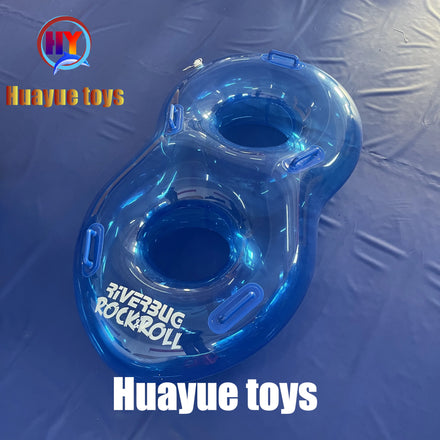 Double and Triple Inflatable Running River Tube Float Heavy Duty Lazy River Water Park Yacht Slide Tube Inflatable Floating