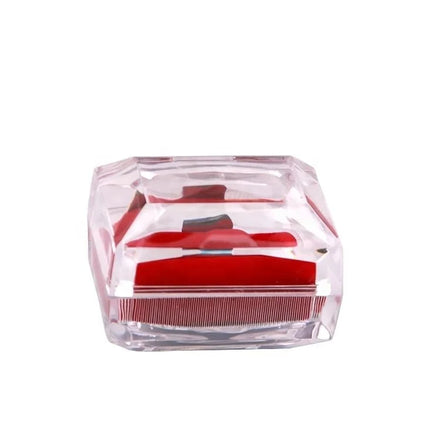 Manufacturer Spot High-grade Acrylic Lovers Ring Box Double Crystal Jewelry Box Packaging Box