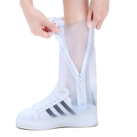 SILIKOLOVE Outdoor Travel Waterproof Rain Boots Cover Reusable Rain Shoes Covers Non Slip Rubber Rain Shoe Covers