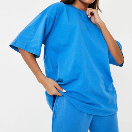 China Manufacturer Custom Printing 100% Cotton Plain Oversized Sports Blank T Shirts for Women