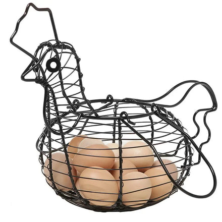 Cute Spiral Metal Eco-Friendly Egg Storage Holder for Home Kitchen Use