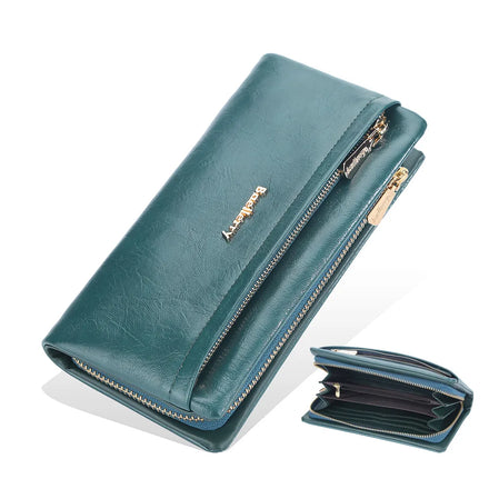 Baellerry New Style Korea Fashion Long Cell Phone Wallets for WomenLady Zipper Bag Hold Mobile Phone Holder