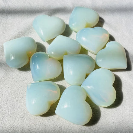 Wholesale Natural Healing Crystal Gemstone Wholesale Crystal Heart White Decoration