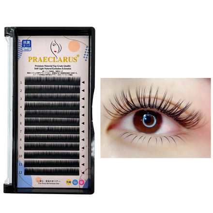 0.1mm Natural Short Lower Lashes 5mm 6mm 7mm J Curl Individual False Mink Eyelash Extensions