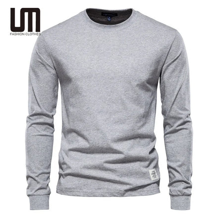 Oem Odm Men's Casual Cotton Long Sleeve T-Shirt New Fashion Blouse T Shirts
