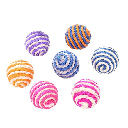 Cat Sisal Rope Eco-Friendly Lifelike Ball Wholesale Clawing Ball Teasing Biting Toy