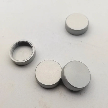 Professional Manufacture Low Price Aluminium Mirror Caps Screw Head Covers Satin Anodised 15mm