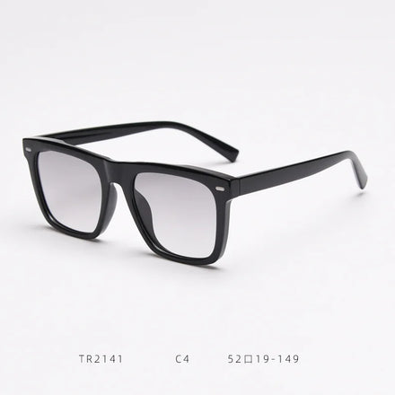 Custom Logo Western TR90 Polarized Sunglasses for Women & Men Black Frame Small MOQ Colored Lenses