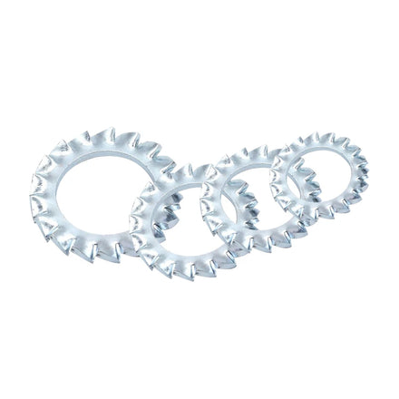 DIN6798 Carbon Steel External Tooth Serrated Lock Washer