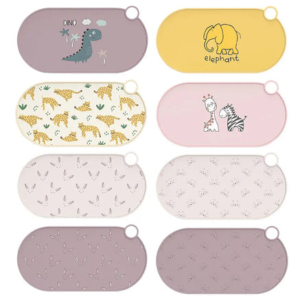 Wholesale Custom BPA Free Food Grade Non Slip Pet Dog Cat Bowl Placemat Mat Silicone Waterproof