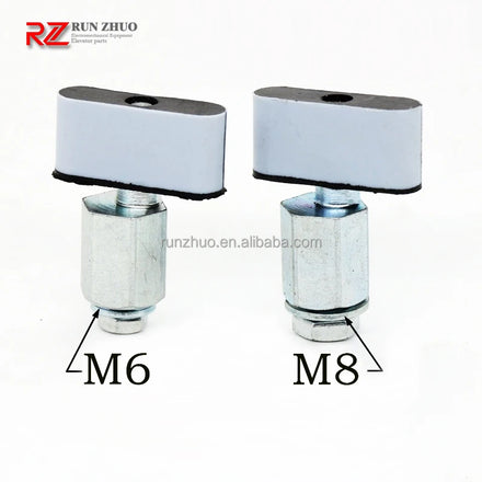 Kon* Modern Elevator Door Slider M6 M8 Screw Metal Hall/Landing Door Foot Slider