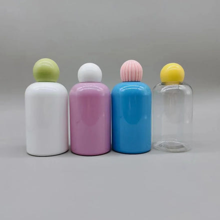 Skincare Fragrance Beads 250ml PET Bottle Pump Sprayer for Liquid Soap Screen Printing Customized Colors Healthy BOEN Brand