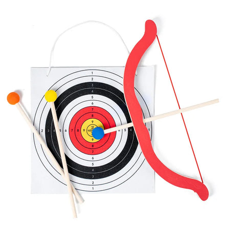 Children Montessori Wooden Tiro Con Arco Safety Shooting Game Recurve Bow and Arrow Archery Targets Toy Set for Kids Hunting