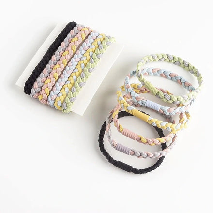 Simple Headband Fried Dough Twist Braid Hair Binding Rubber Band Headdress Hand Woven Hair Ties Hair Accessories