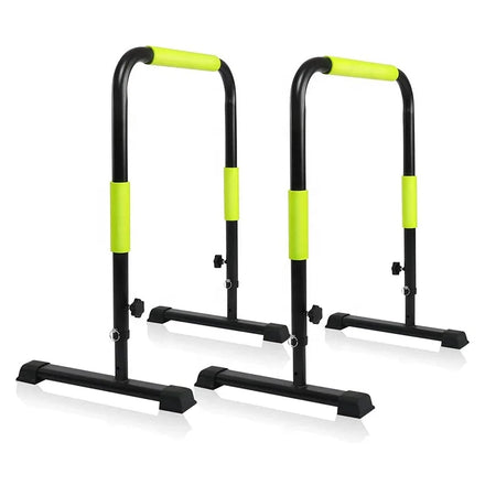 Dip Stand Station for Heavy Duty Adjustable Height Upper Body Equipment for Home Gym for Tricep Dips
