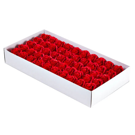 Wholesale 3 Layers Soap Flower Rose Artificial Soap Flower Head for Wedding Decoration Mothers Day Gift Set