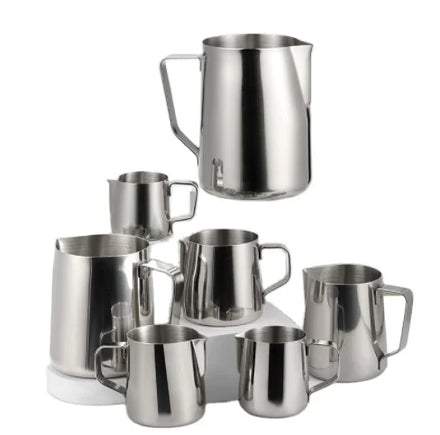 Barista Tools Logo Customize 150-1000 ml Coffee Pitcher Milk Frother Multi-functional Coffee Milk Jug With Scale