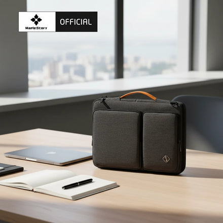RTS MapleStory Classic Casual Luxury Messenger Business Laptop Sleeve 14.2inch Waterproof Fabric Macbook DELL HP Portable