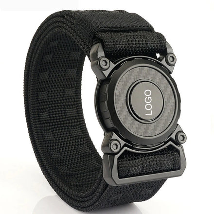 New Custom Logo Man Brand Belt Men Luxury Belt 1.5''wide Tactical Belt With Quick Release Alloy Buckle Casual Sport Nylon Belt