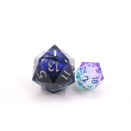 Factory Price Newest Design Dragon Eyes Dnd Custom Oversize 33mm Single Dice D20 Liquid Core Dice Large Dice