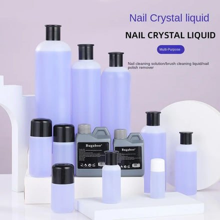New Nail Beauty Crystal Liquid Customized Manicure Acrylic Powder Carved 120ml Large Capacity Crystal Liquid Cleaning Solution