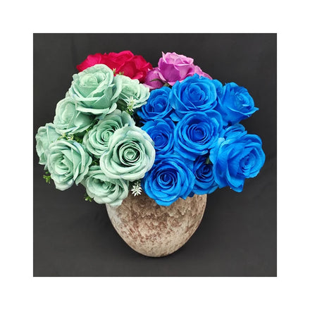 Centerpiece Flower 10 Heads of Rose No. 2 Decoration Mariage Artificial Flowers Decorative