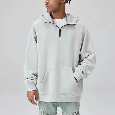 Custom logo Zipper Winter Blank High Quality Cotton Unisex Plain Oversized Women's Hoodies & Sweatshirts for Men streetwear